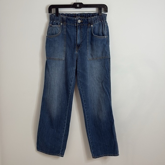 Hudson Remi High Rise Straight Elastic Waist Jeans - Picture 3 of 7